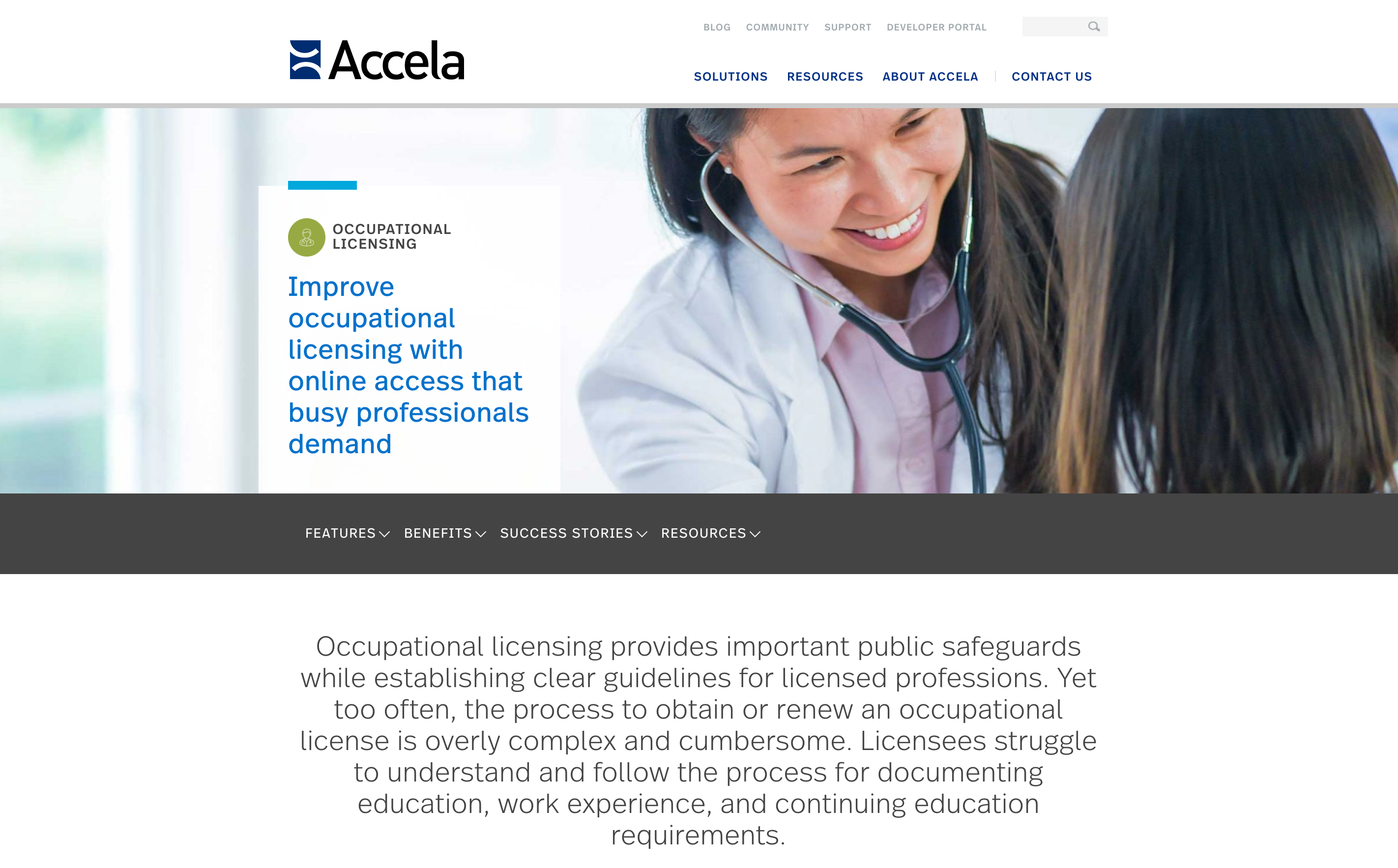 Accela Occupational Licensing Solution